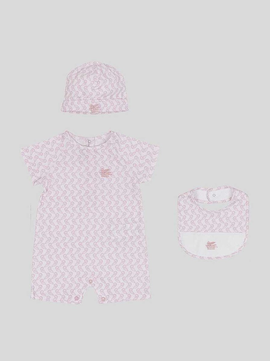 ETRO Set Regalo | Set Maternita (3 Pezzi) Con Confezione Regalo Azzurro