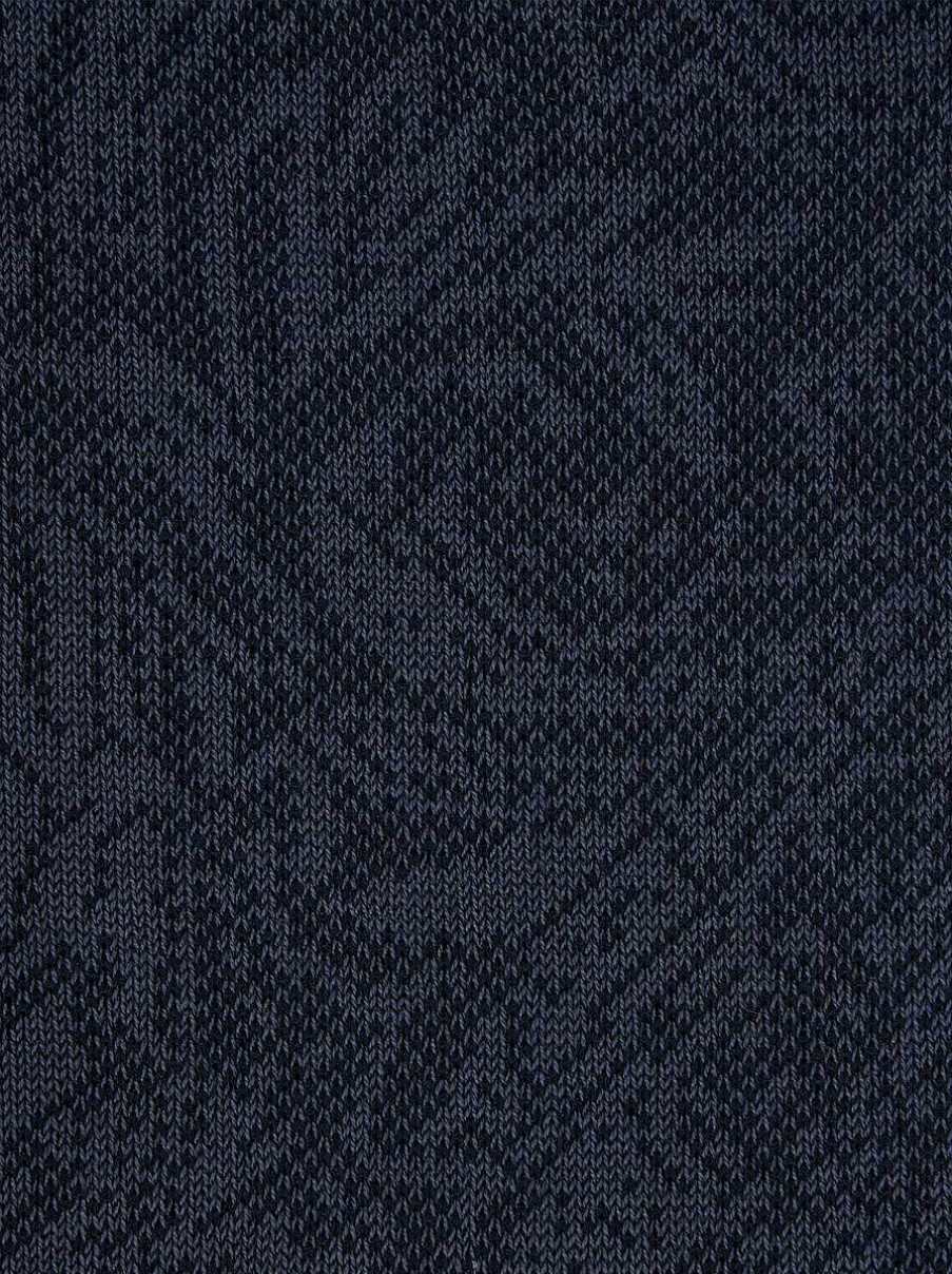 ETRO Calzini | Calzini Jacquard Con Motivi Cachemire Blu Navy
