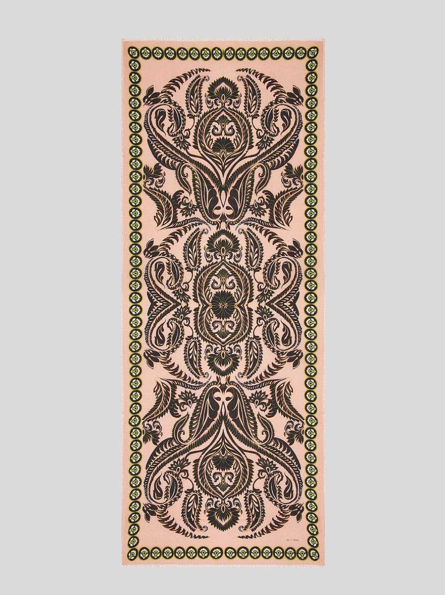 ETRO Sciarpe E Seta | Sciarpa Stampata In Cashmere E Seta Rosa