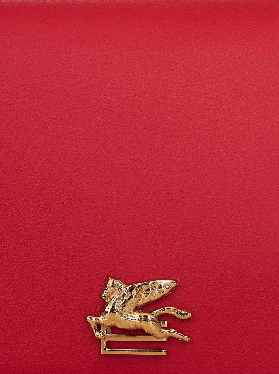 ETRO Portafogli E Porta Carte Di Credito | Borsa In Pelle Con Pegaso Nero