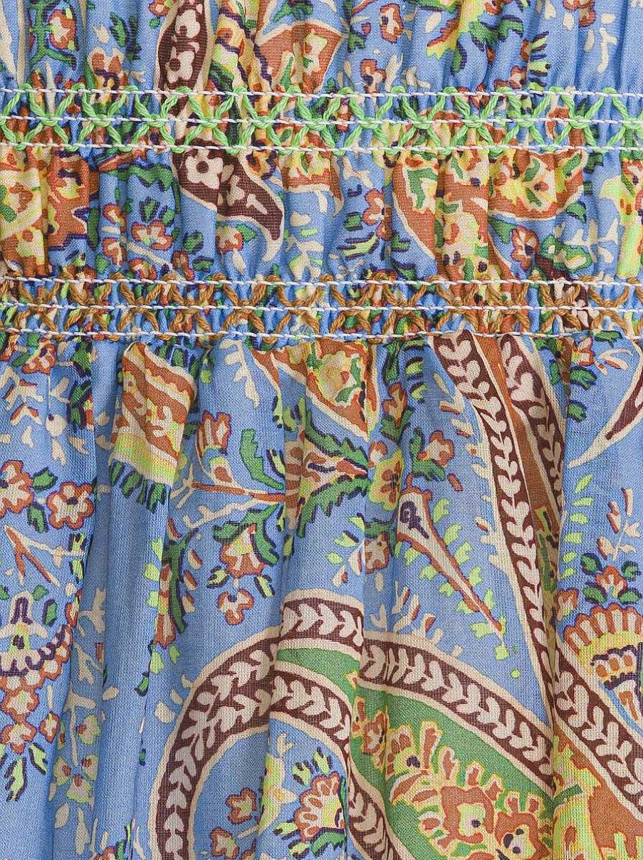 ETRO Vestiti | Abito Midi Con Motivo Cachemire Floreale Per Bambini Multicolore