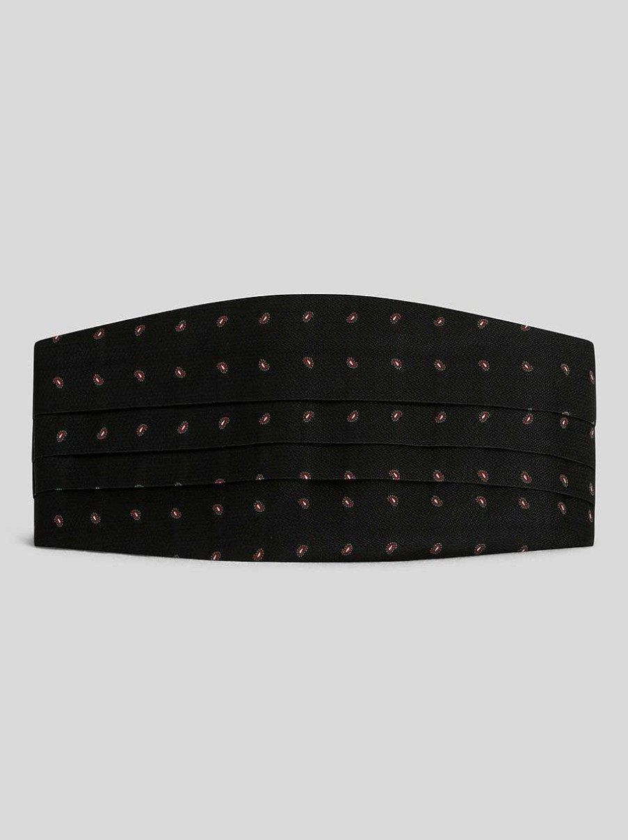 ETRO Altri Accessori | Fascia Da Smoking In Seta Nero