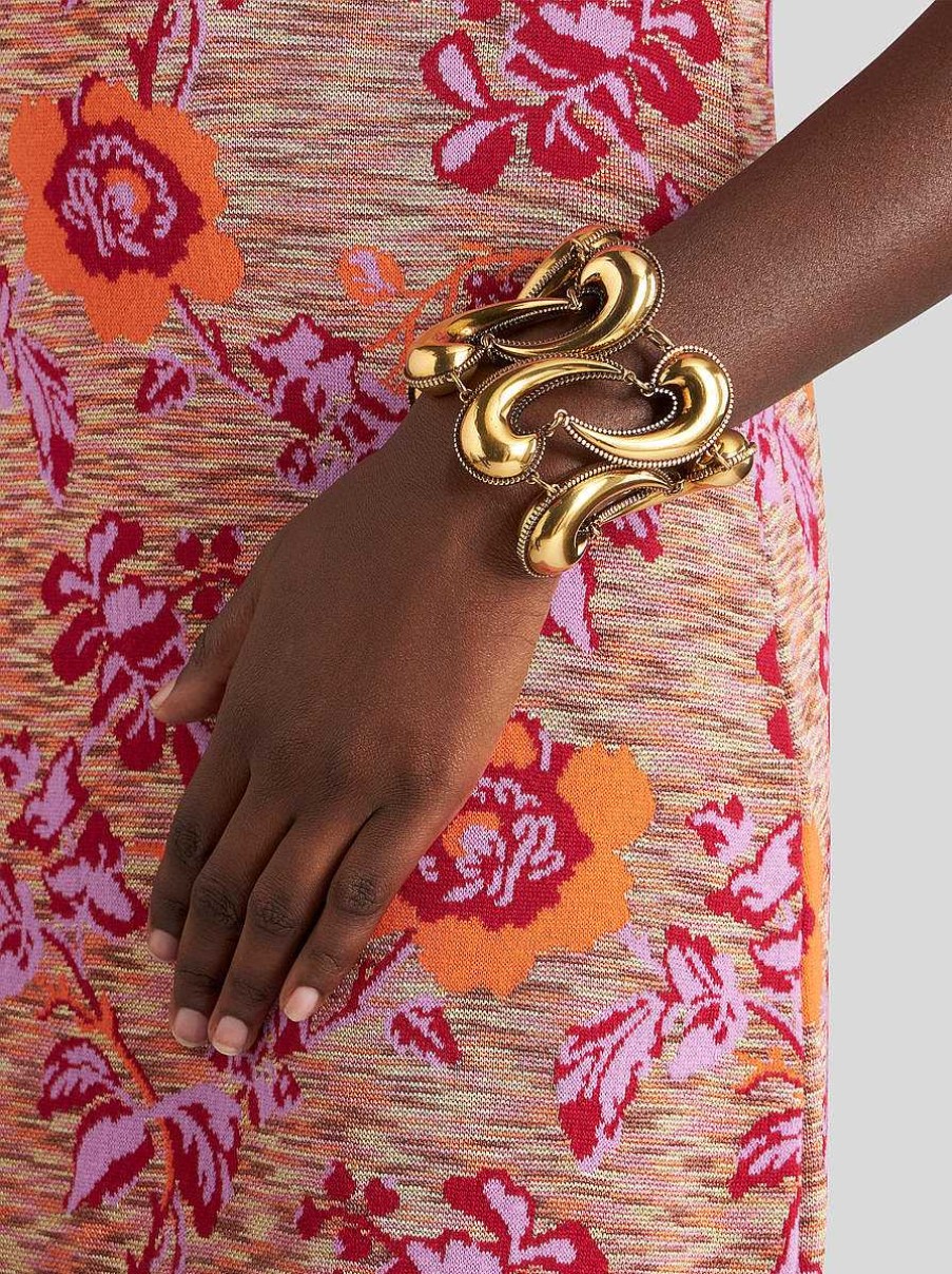 ETRO Gioielli Di Moda | Bracciale Paisley Oro