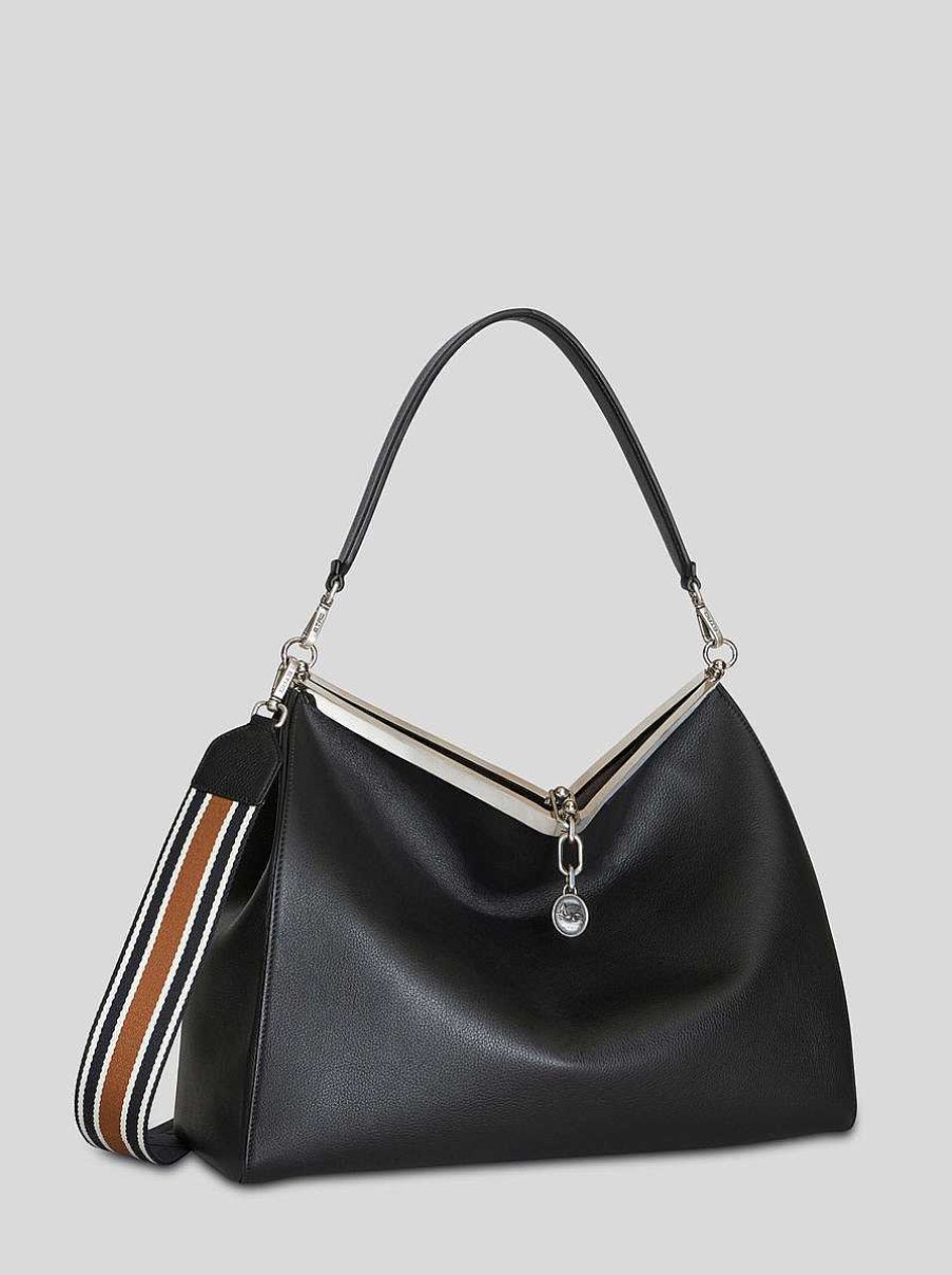 ETRO Vela | Borsa Vela In Pelle Blu Navy